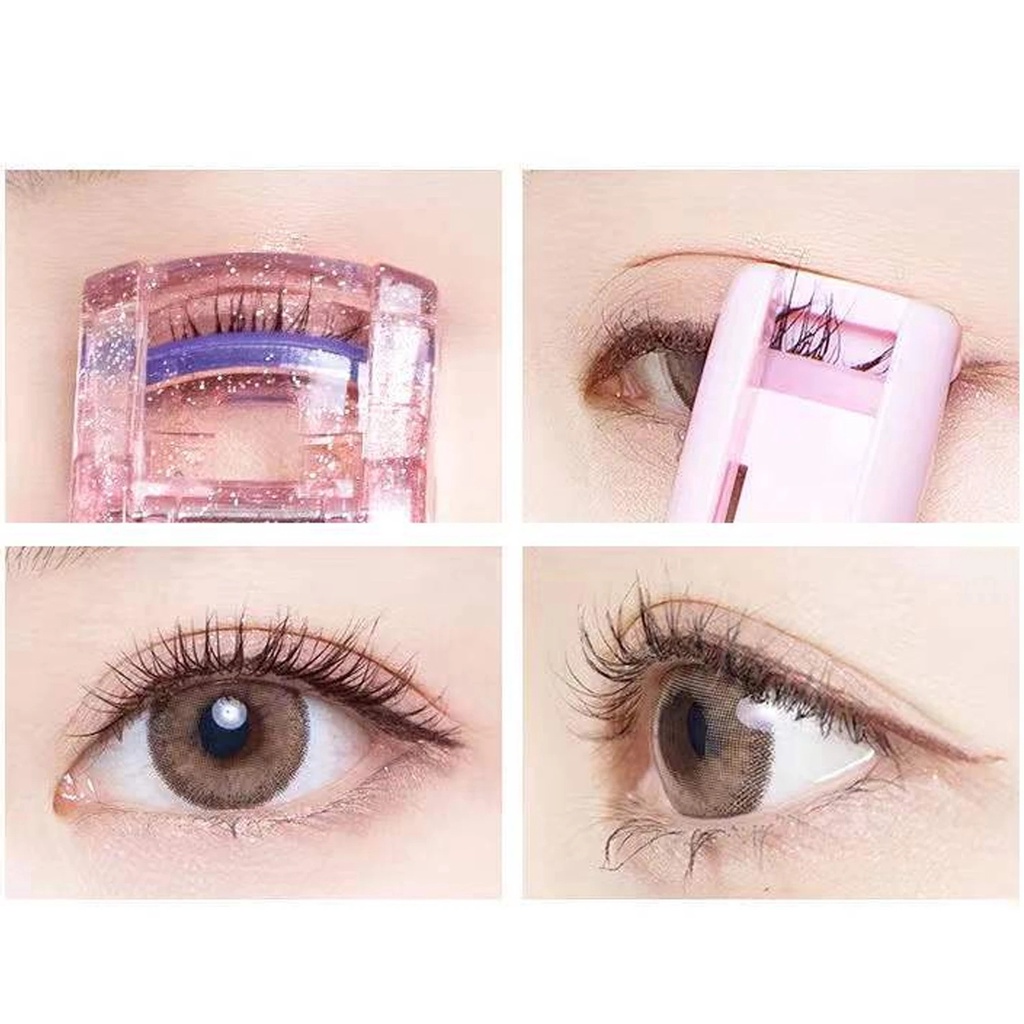 1 Dụng Cụ Uốn Cong Lông Mi Lâu Trôi Thiết Kế Hình Hoa Hướng Dương Nhỏ Gọn