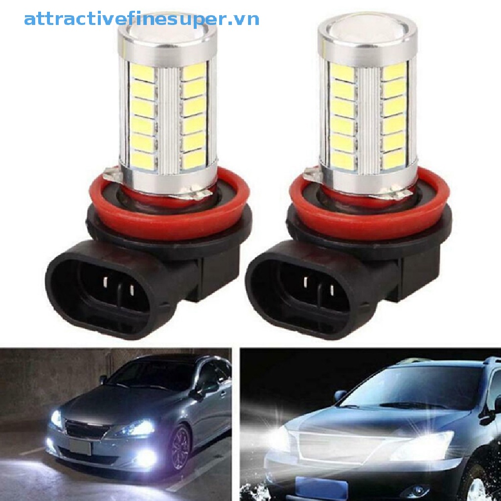 1 Đèn Pha Chống Sương Mù H8 / H11 33-LED Siêu Sáng Cho Xe Hơi