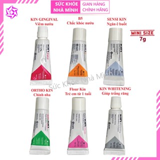 SKNM | Kem Đánh Răng DU LỊCH Cao Cấp Kin Mini 7g - KinB5 Phục hồi, Orthokin Chỉnh nha, Sensi ê buốt