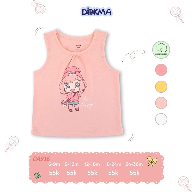 Áo cánh tiên bé gái Dokma 9-36M DA916, DA904