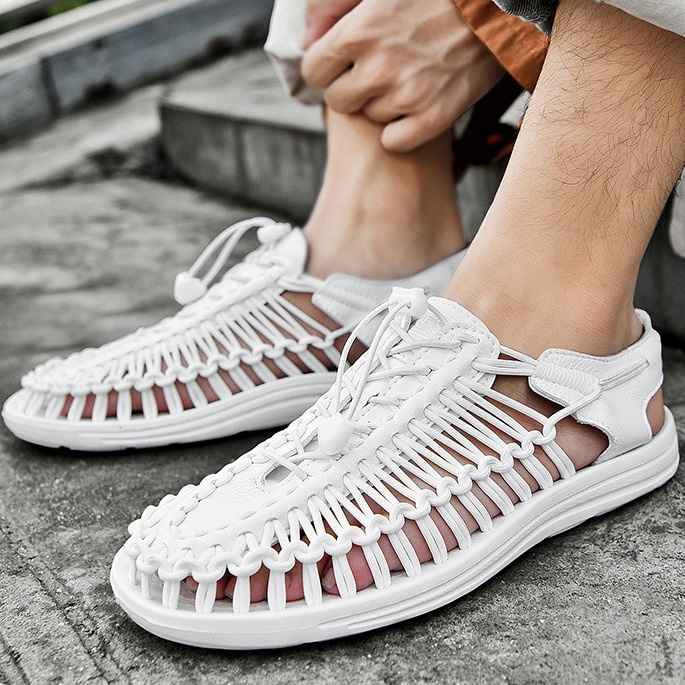 Giày Sandal Bad Under White A218