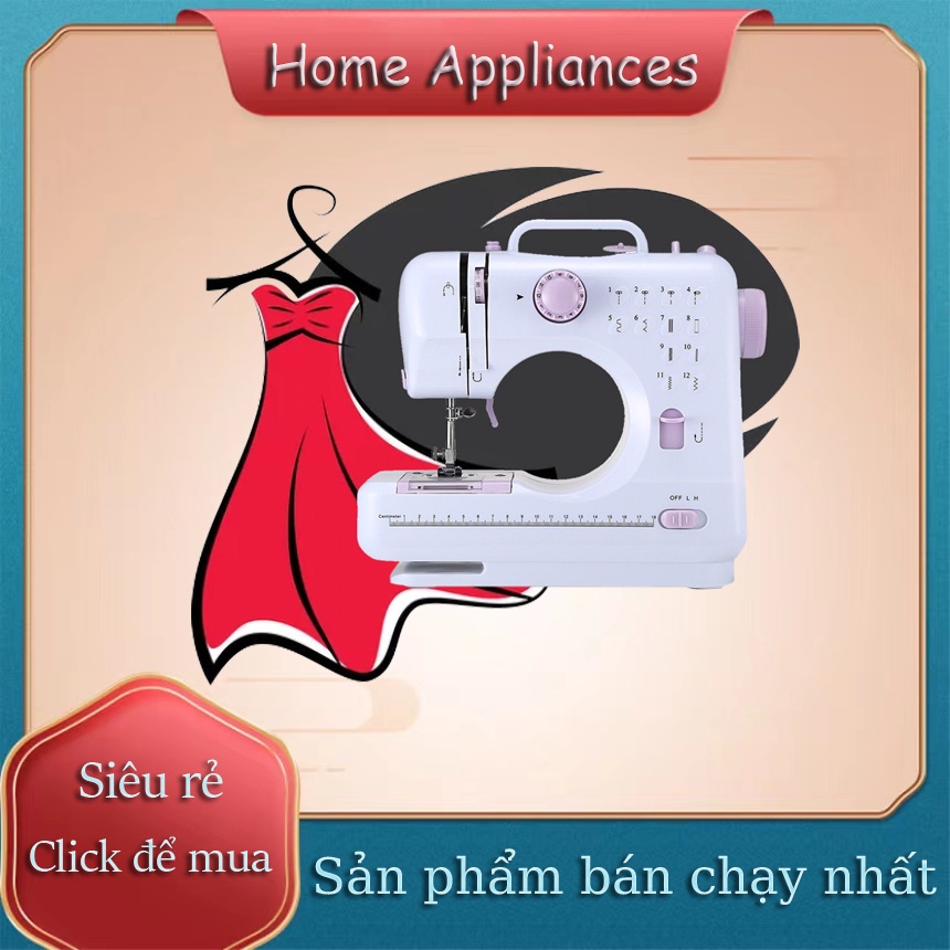 Máy May Mini Để Bàn Gia Đình - Máy Khâu Cầm Tay Mini Gia Đình Siêu Tiện Lợ