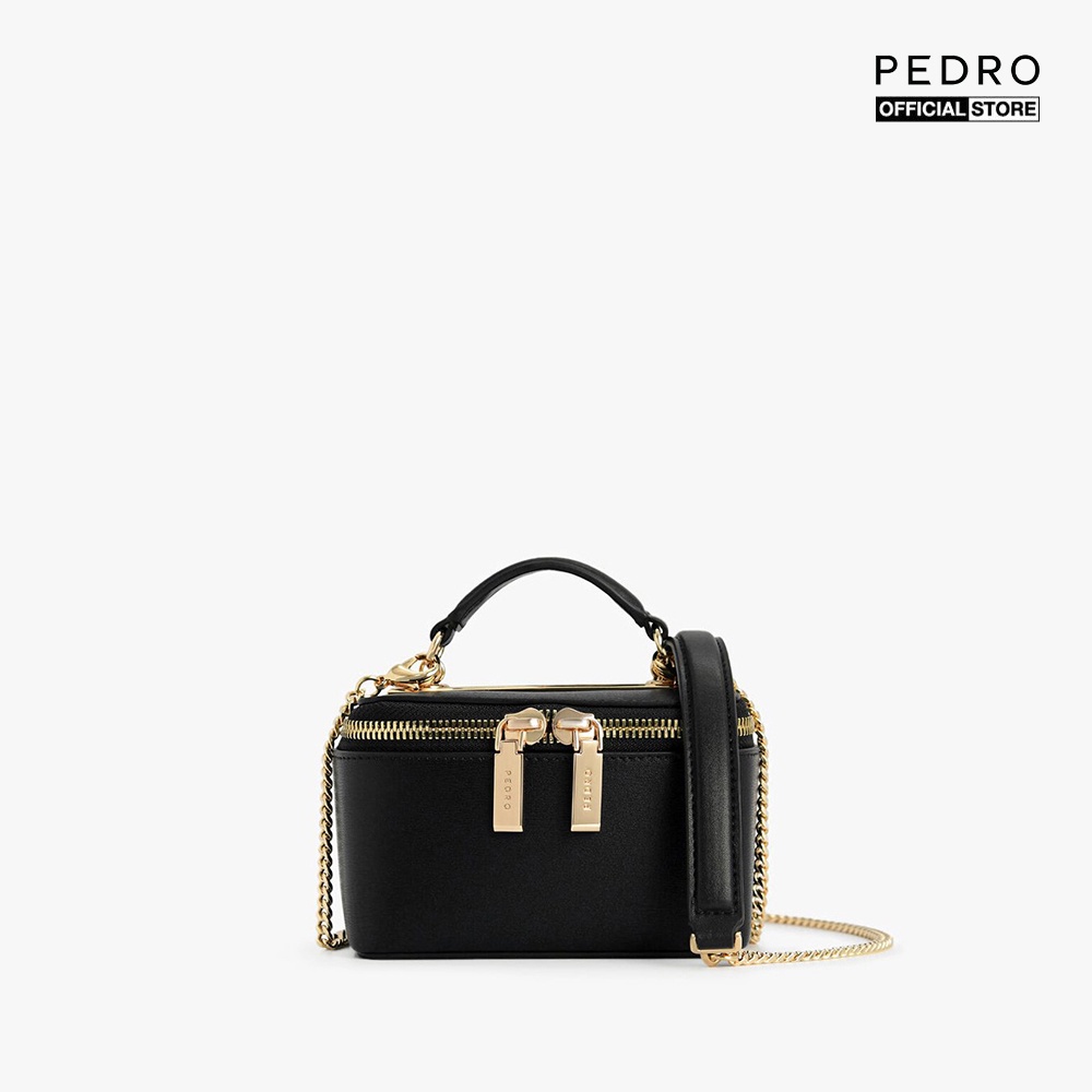 PEDRO - Túi xách nữ hình hộp chữ nhật Leather Mini Vanity PW4-66500011-01