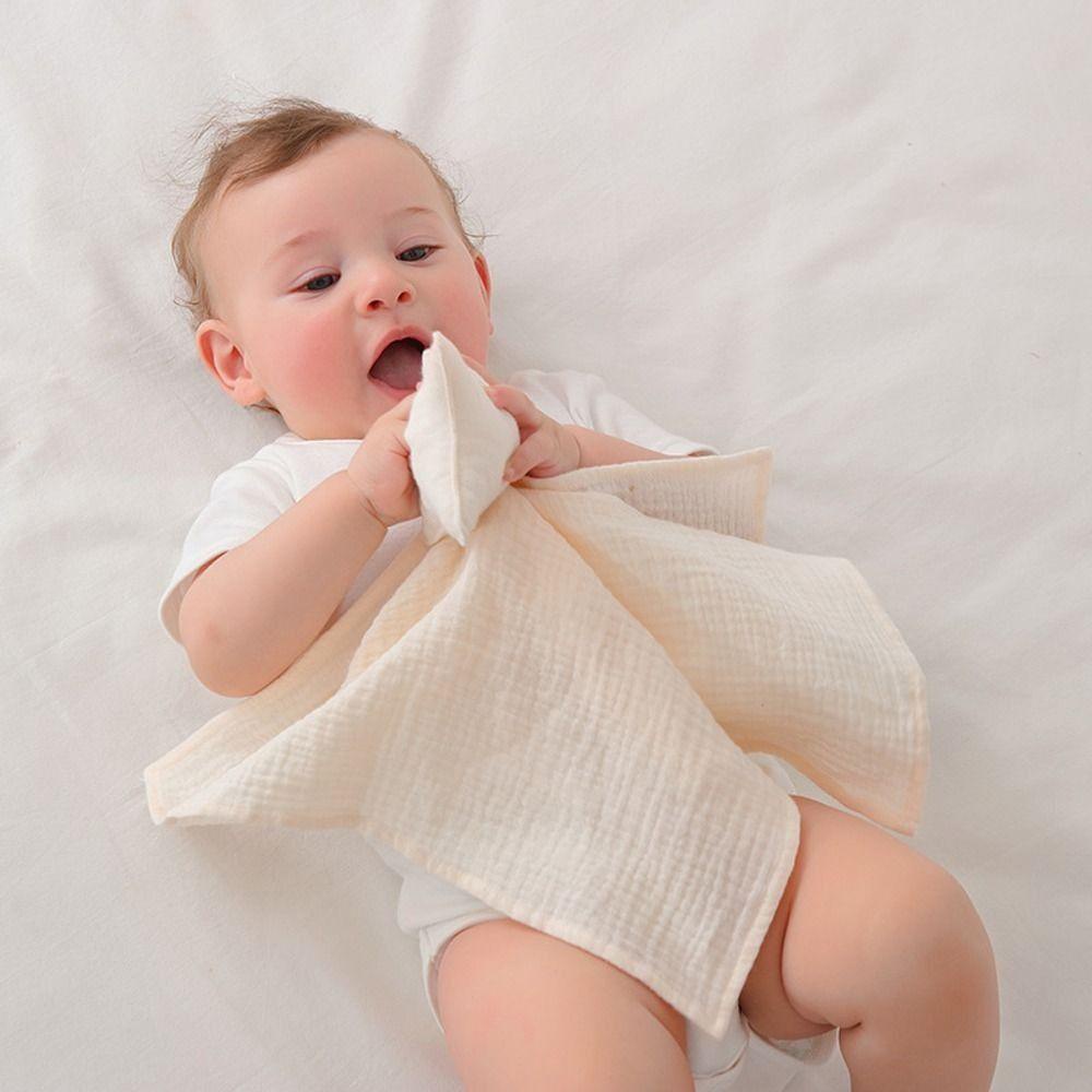 Khăn Cotton Mềm Mại An Toàn Họa Tiết Hoạt Hình Cho Bé Sơ Sinh