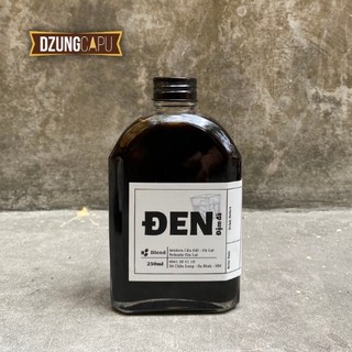 Cà phê đen nguyên chất - chai 250ml - DzungCapu Specialty Coffee