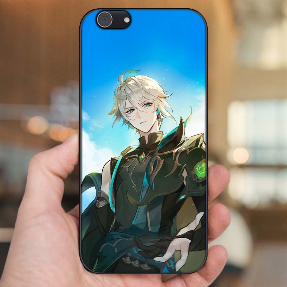 Ốp lưng Vivo Y53, Y69, Y71, Y81, Y83 viền đen in hình Alhaitham Genshin Impact