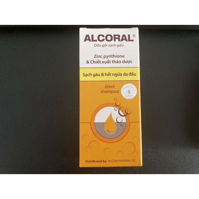 Dầu gội Alcoral Giảm Gàu Sạch Da Đầu Giảm Viêm Da Đầu