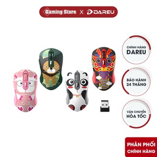 Chuột không dây dareu lm115g multi-color - hàng chính hãng