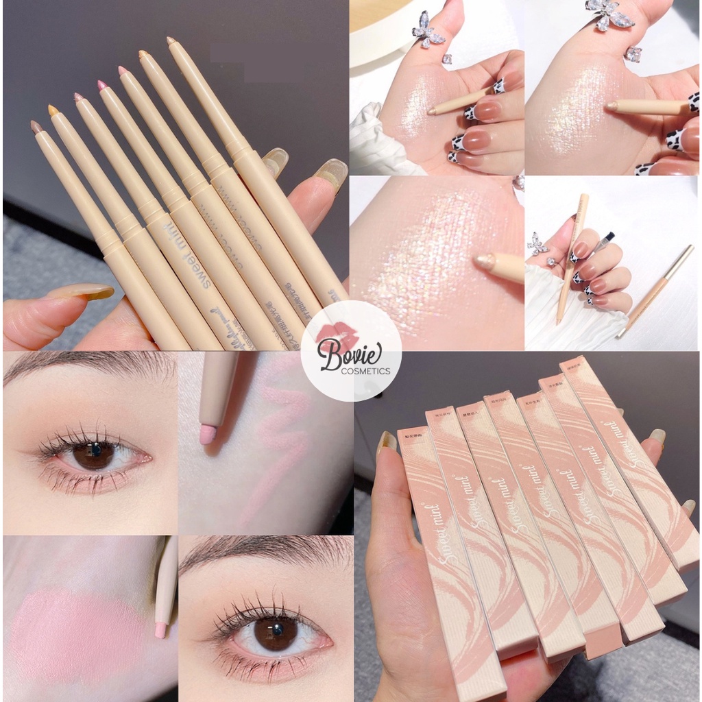 Bút nhũ mắt phấn bắt sáng dạng bút Sweet Mint Highlight mềm mại ngọt ngào nhiều màu | BigBuy360 - bigbuy360.vn