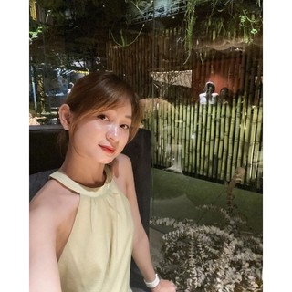 ĐẦM MIDI CỔ YẾM XANH MINT