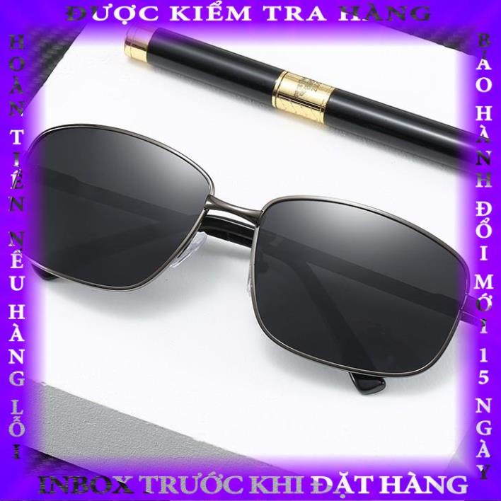Kính mát nam TISSELLY MT03 kính râm lái xe thời trang gọng họp kim cao cấp trantu