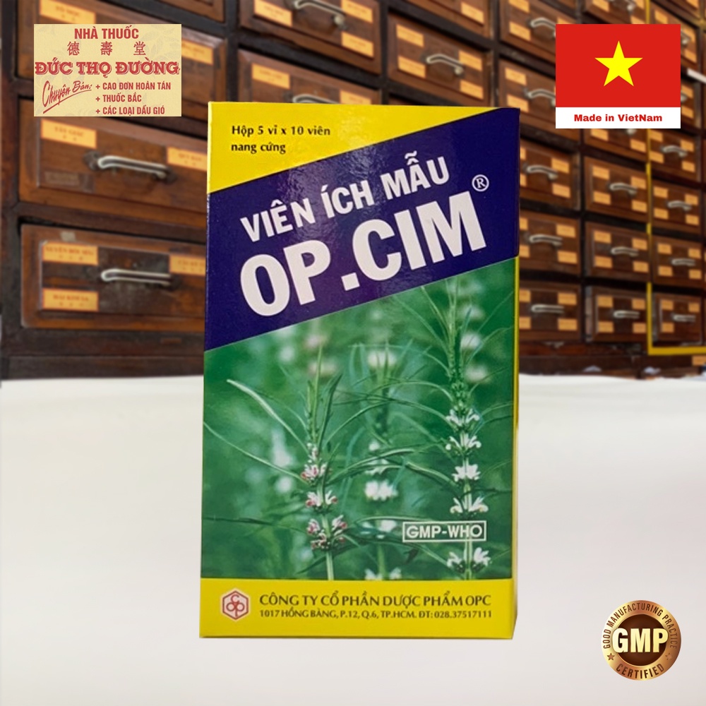 Viên Ích Mẫu OPC - hộp 20 viên và 50 viên
