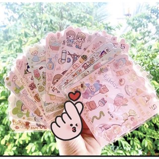 set 3 tấm sticker cute