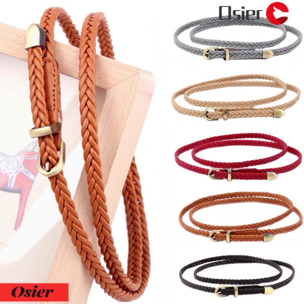Osier1 Dây Thắt Lưng Mỏng Nhẹ Màu Sắc Ngọt Ngào Thời Trang Cho Nữ