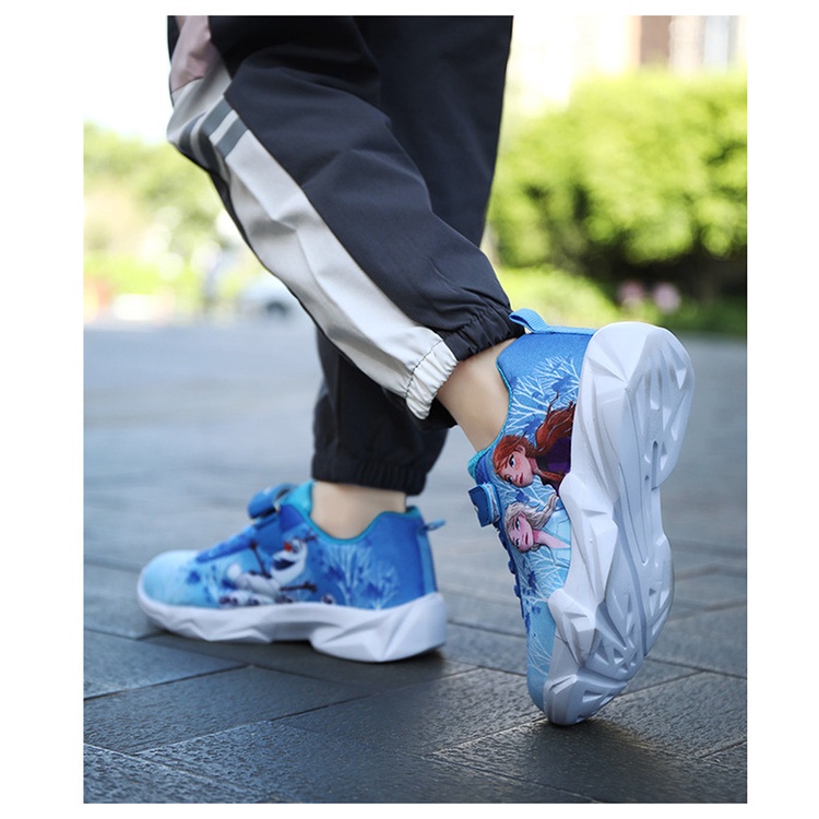 Giày thể thao công chúa Elsa cho bé gái 2-9 tuổi