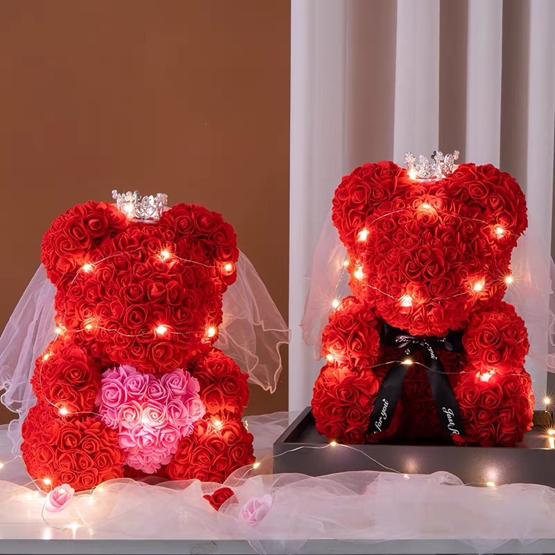 1 Set 50 Bông Hoa Hồng Handmade Bằng Xốp Dành Cho Trang Trí Ngày Lễ Tình Nhân