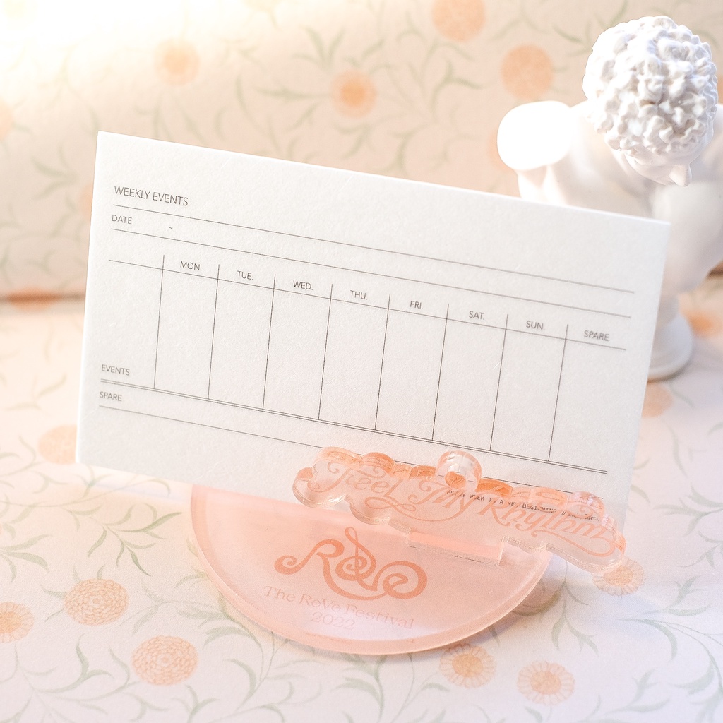 meohime 𓃠 Set 3 tờ note lịch ghi chú loại mỏng
