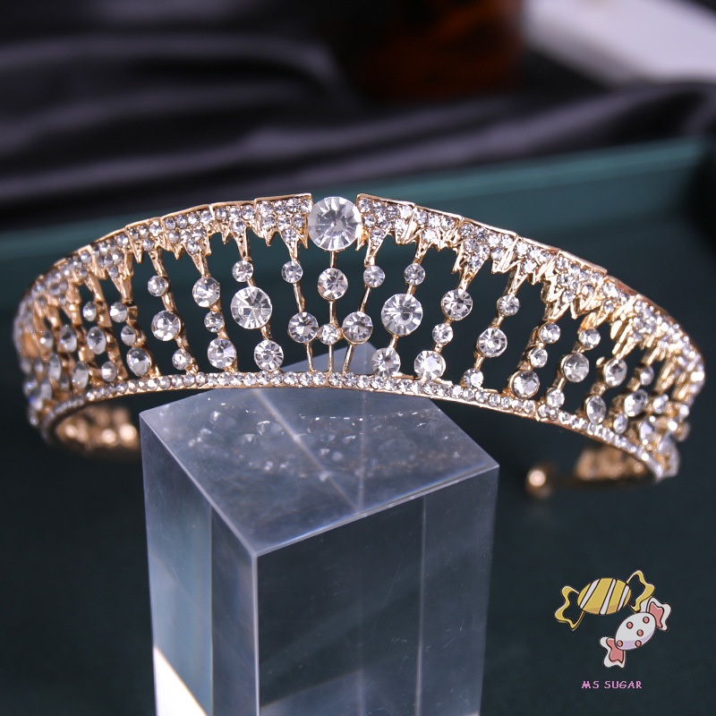 YADORNOS Vương Miện Đính Pha Lê Sang Trọng Dành Cho Nữ