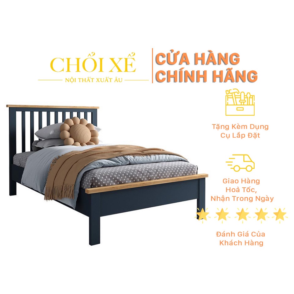 Giường Highgate Navy Blue - Chổi Xể
