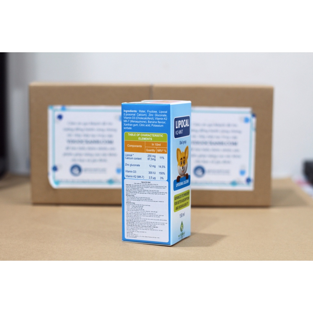 Mua  LIPOCAL K2 – MK7, 150ml, Hỗ trợ phát triển xương, răng cho bé - Y Dược Xanh