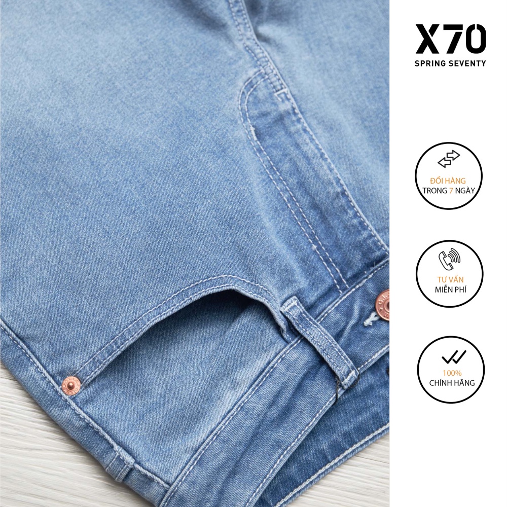 Quần Jean Nam Kiểu Dáng Slimfit Thời Trang X70 - 11650023