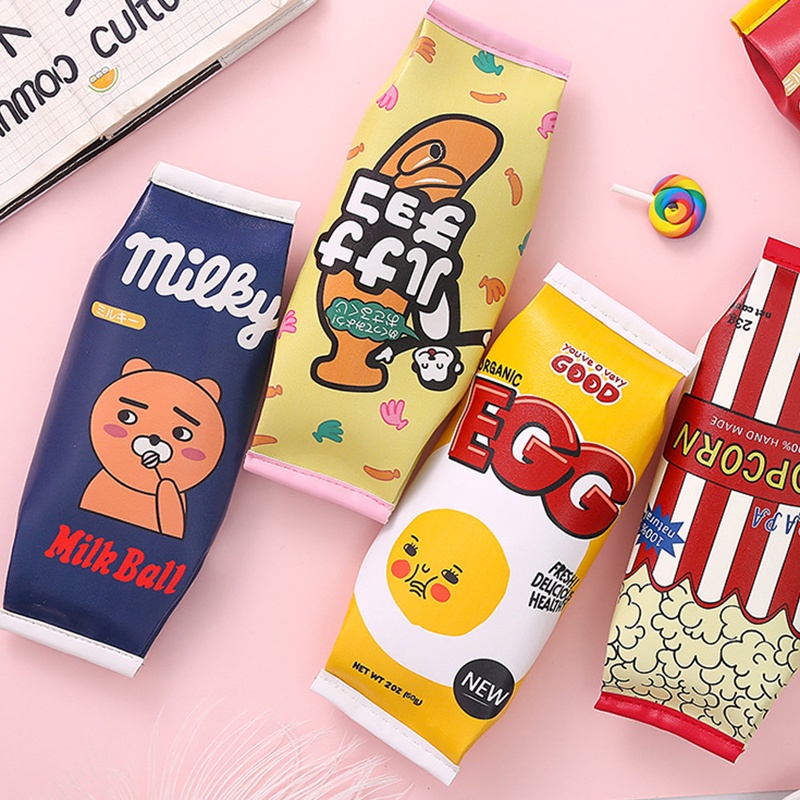 [cele] Hộp Đựng Bút Hình Snacks Hàn Quốc Đơn Giản Tươi Mới Và Đáng Yêu Cho Nữ Sinh Trung Học JP5