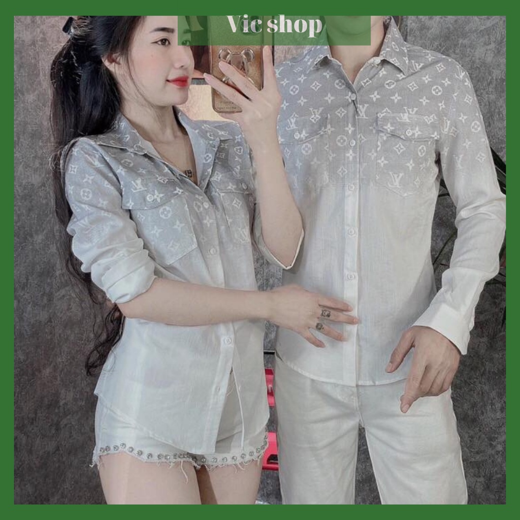 Aó sơ mi nam tay dài 3SM02-007 quảng châu, thấm hút mồ hôi tốt, họa tiết kẻ, phối màu trẻ trung