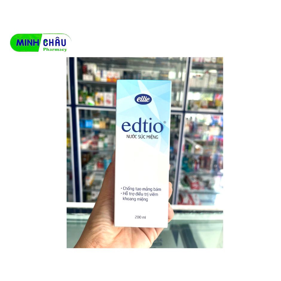 ✅ (Chính hãng) EDTIO nước súc miệng 200ml sử dụng tại Bv Chợ Rẫy