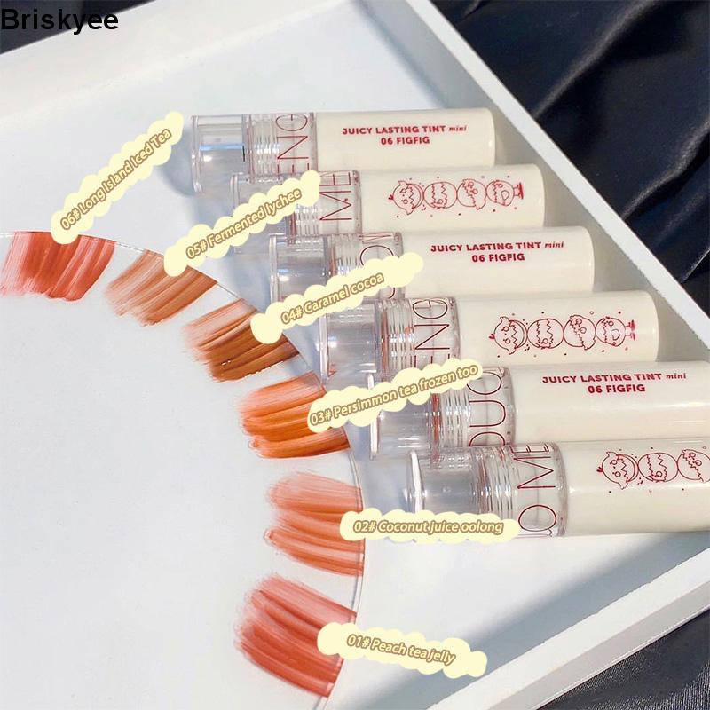 💋 Son bóng mini MENGXIDUO 3D hương trái cây chống nước lâu trôi