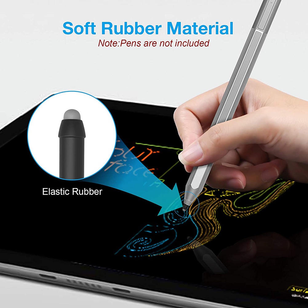 1 / 3 cái Mẹo bút stylus HB Refill Touch Capacitive Pencil Nibs Thay thế cho Microsoft Surface Pro 4 Pro 5 Pro 6 Pro 7 GO 2/3 Sách Máy tính xách tay