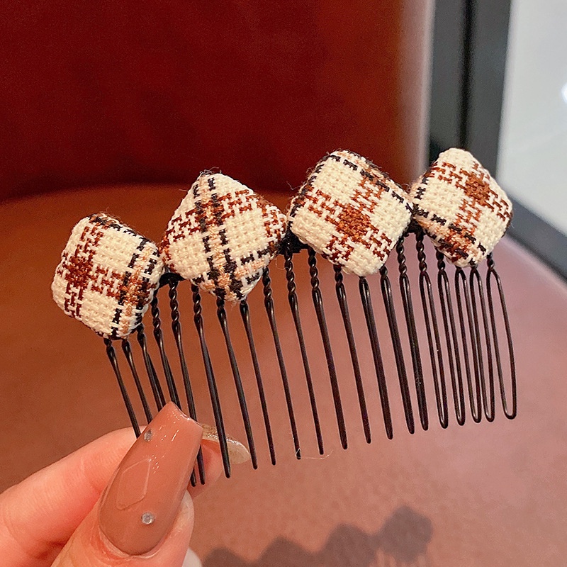 Lược Cài Tóc Đính Nơ Hoa Dễ Thương Cho Bé Gái