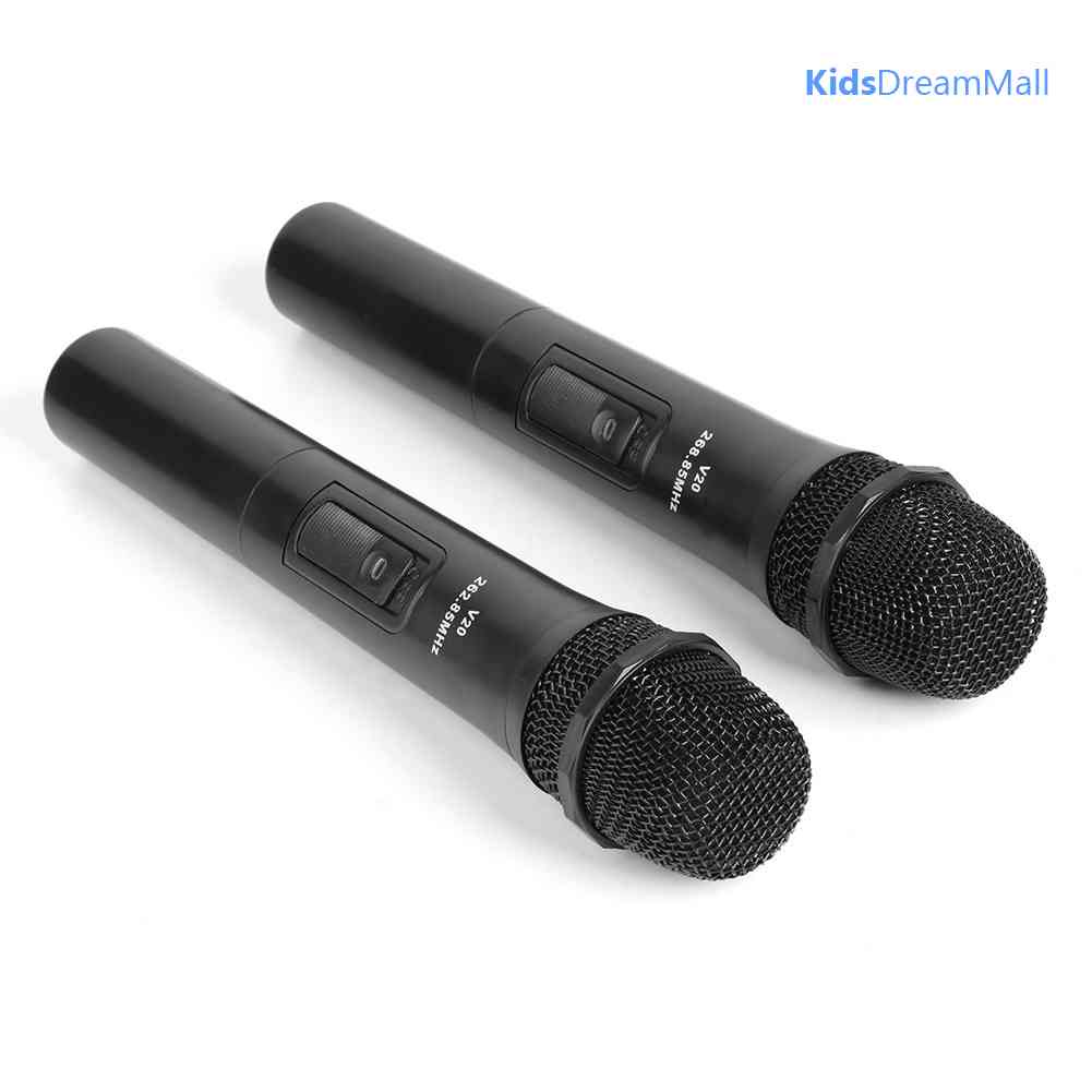 Set 2 Bộ Khuếch Đại Âm Thanh Micro Cầm Tay 20m Chuyên Dụng Cho Tiệc Cưới DJ