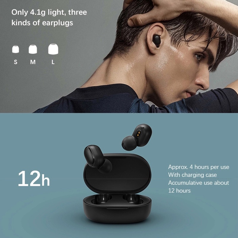 Tai Nghe Bluetooth Không Dây TWS RYXT Xiaomi Redmi Airdots 2