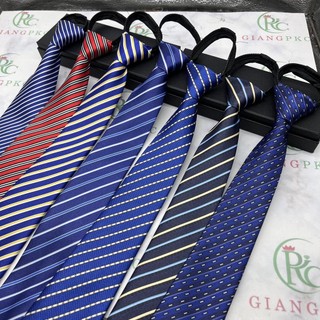 Cà vạt dây kéo 8cm phi bóng đẹp thắt sẵn Trung Niên TP HCM Giangpkc 3-2023 Giangpkc Phụ kiện nam