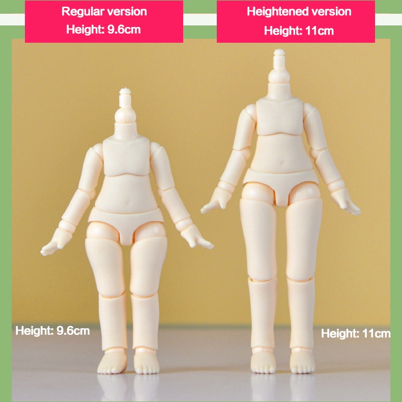 YMY 2nd Generation 9.6cm OB11 Mô Hình Cơ Thể Búp Bê OB11GSC Nendoroid obitsu11 1 / 12BJD Thế Hệ 2