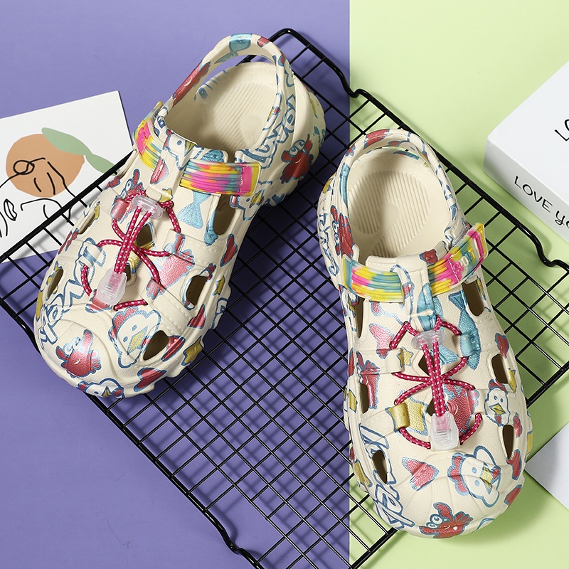 Xăng đan Chống Trượt Chống Mòn Bảo Vệ Ngón Chân Dành Cho Bé Trai Gái Đi Biển dép sandal bé gái dép sandal trẻ em giày sandal trẻ em sandal bé gái 3-15 tuổi