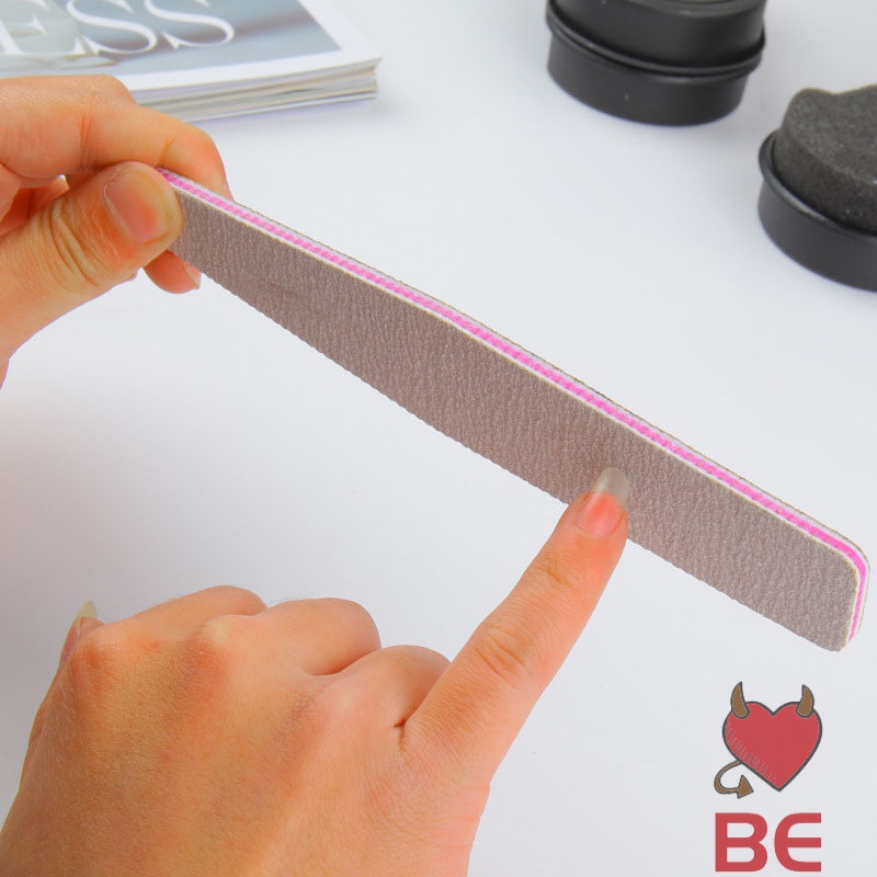 Dũa móng tay YADORNOS hai mặt 100/ 180 grit thiết kế nhỏ gọn tiện lợi dành cho làm đẹp