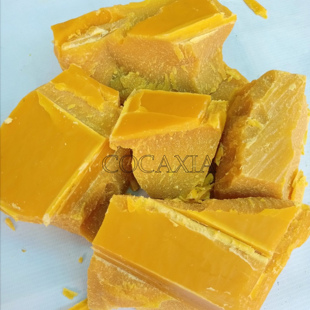 Sáp Ong Màu Vàng Nguyên Chất 50g/100g/500g Màu Tự Nhiên Hương Thơm Đặc Trưng Nguyên Liệu Làm Nến Cocaxia