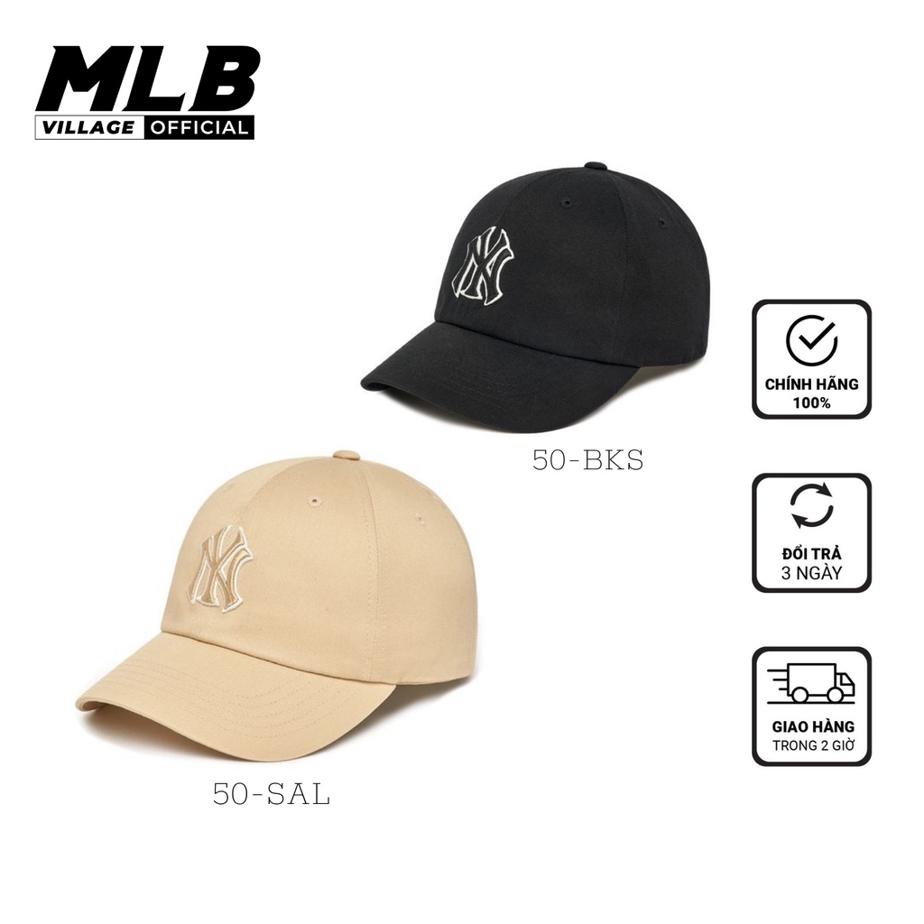 Mũ MLB Basic Unstructured Ball cap - Mũ nón MLB chính hãng 3ACP0113N