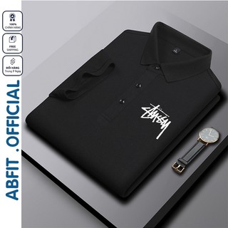 áo polo nam nữ ABFIT cổ bẻ thun cá sấu thái co dãn thoáng mát cao cấp.