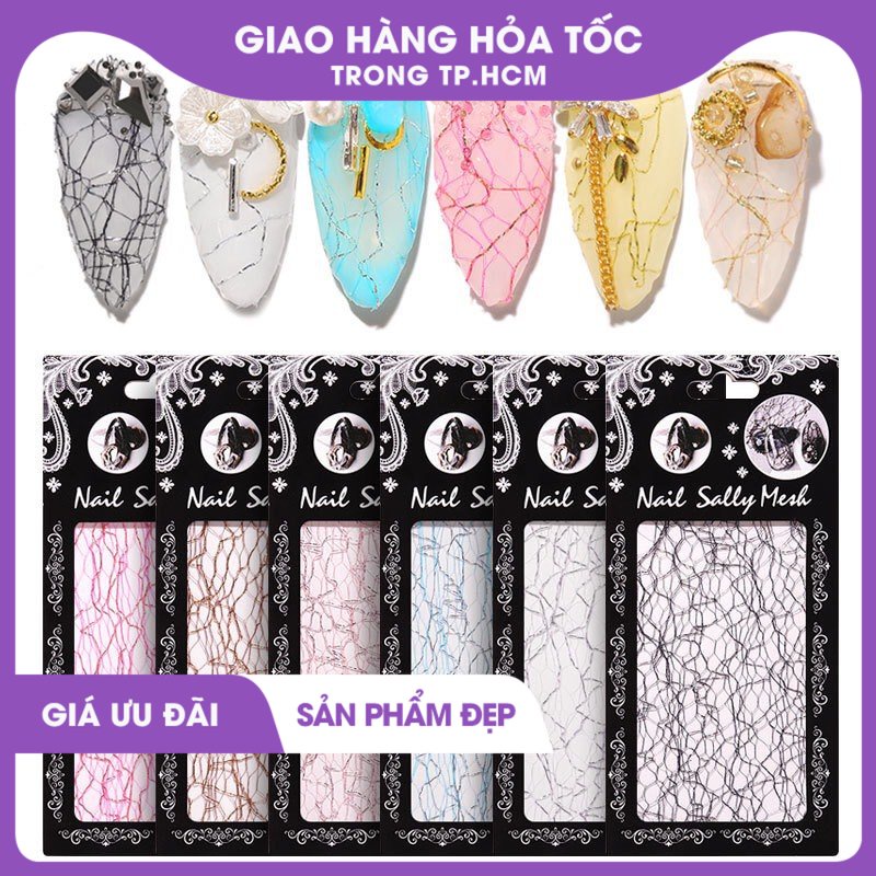 Lưới ren trang trí móng 0910