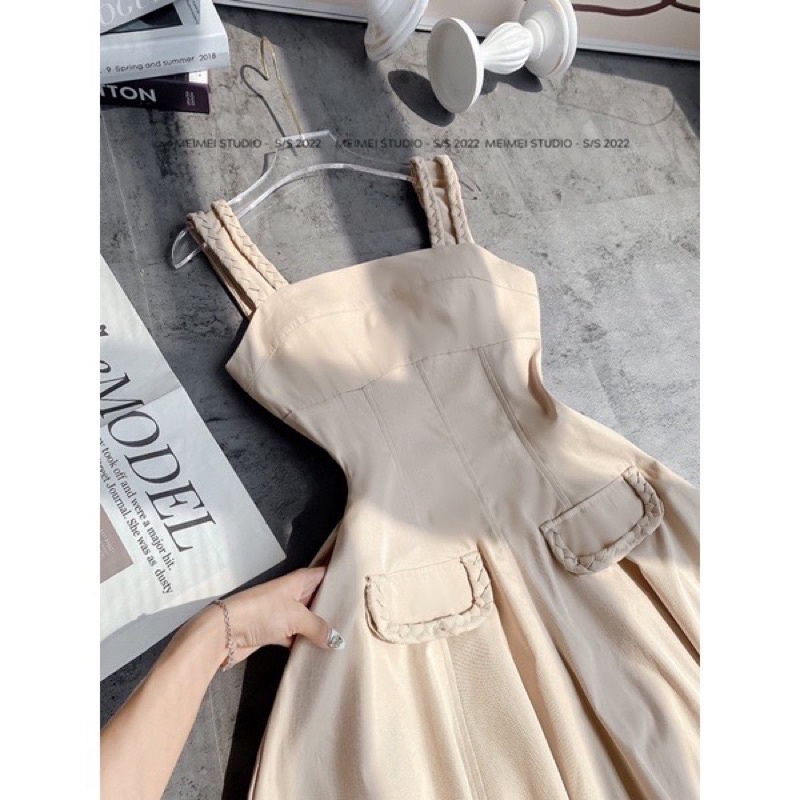 Thanh lí váy màu nude size M