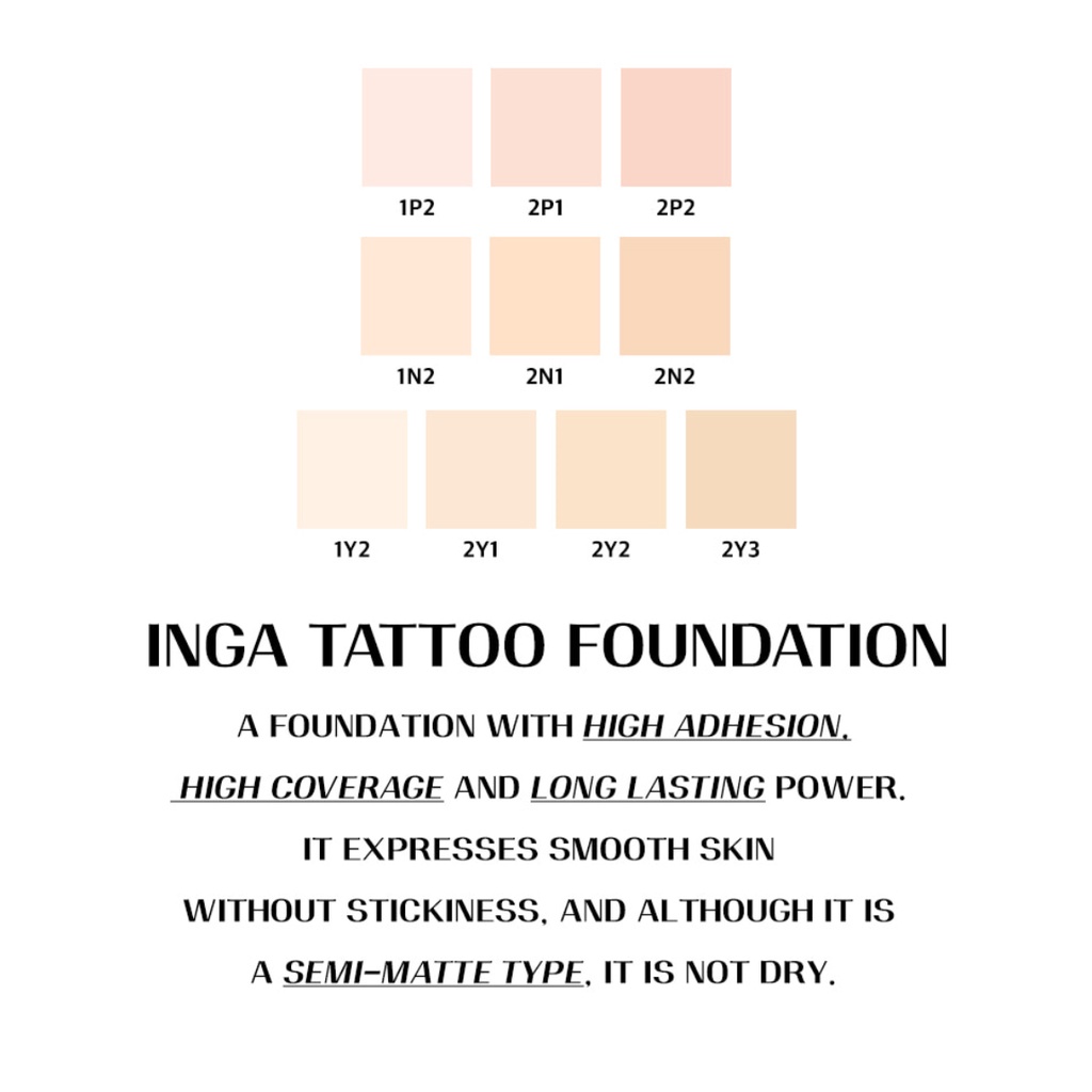 INGA Tattoo Foundation 30ml