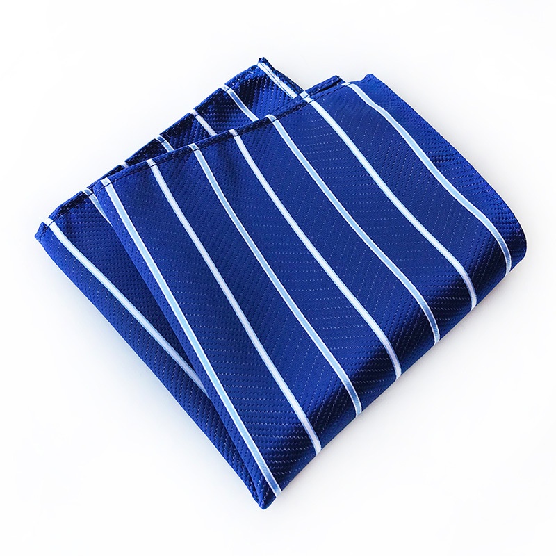 Khăn tay lụa EFAN hình vuông in họa tiết trang trọng cho nam