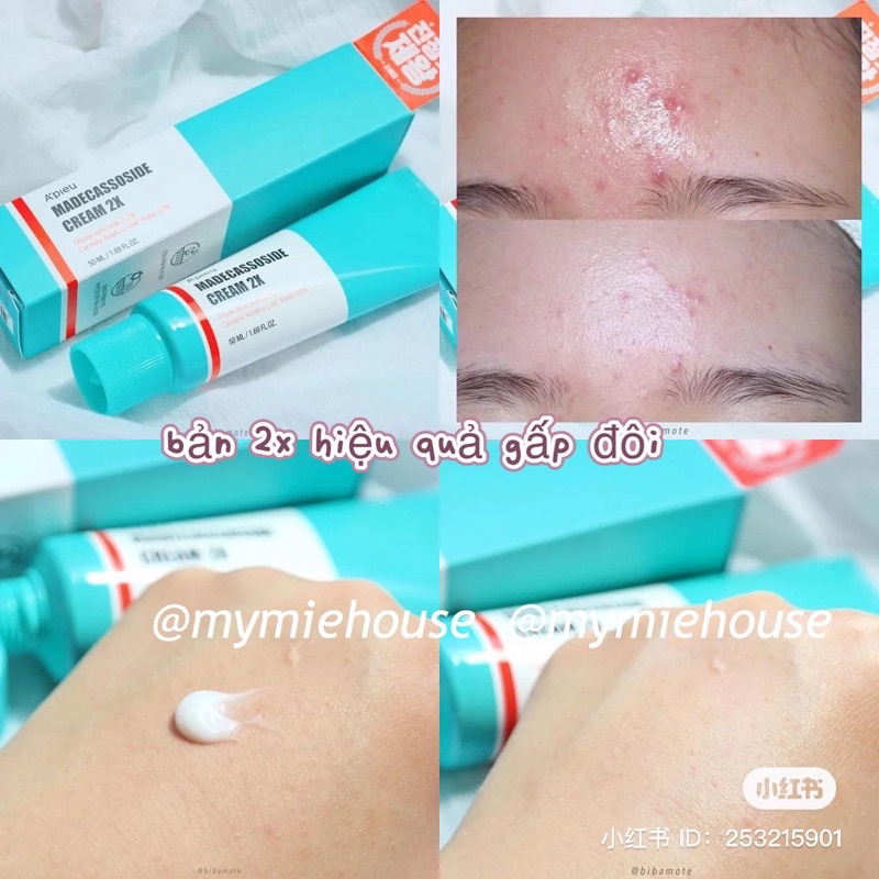 KEM DƯỠNG MỤN , GIẢM THÂM MỤN - SẸO MỤN , Giúp phục hồi dành cho da bị mụn - A'PIEU MADECASSOSIDE CREAM