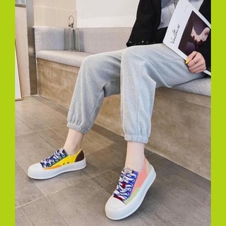 Quần jogger nữ bo gấu chất len tăm, quần bom ống cottol dáng jogger mặc thu đông