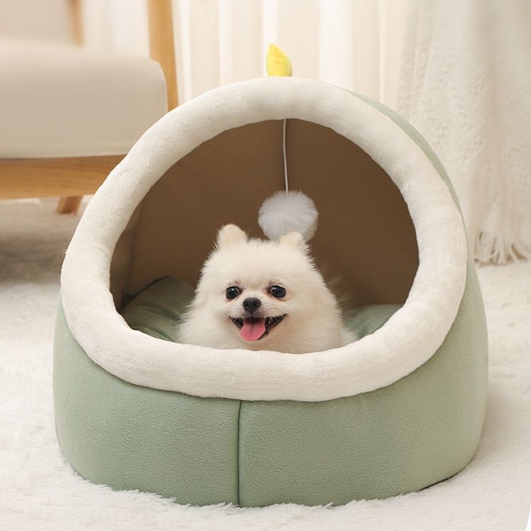 Giường Ngủ Bán Nguyệt Có Thể Tháo Rời Và Giặt Sạch Dành Cho Mèo Cưng