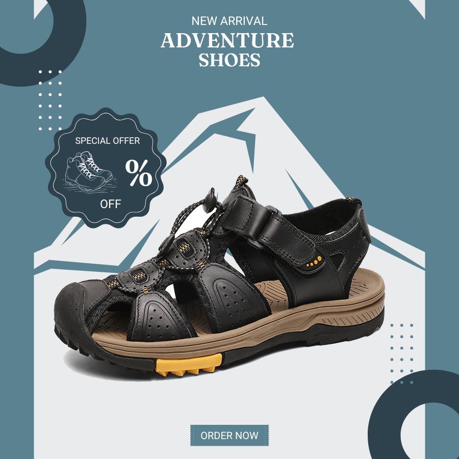 SANDAL TREKKING MŨI CAO SU CHÍNH HÃNG CHẤT LƯỢNG [ FULL BOX ]