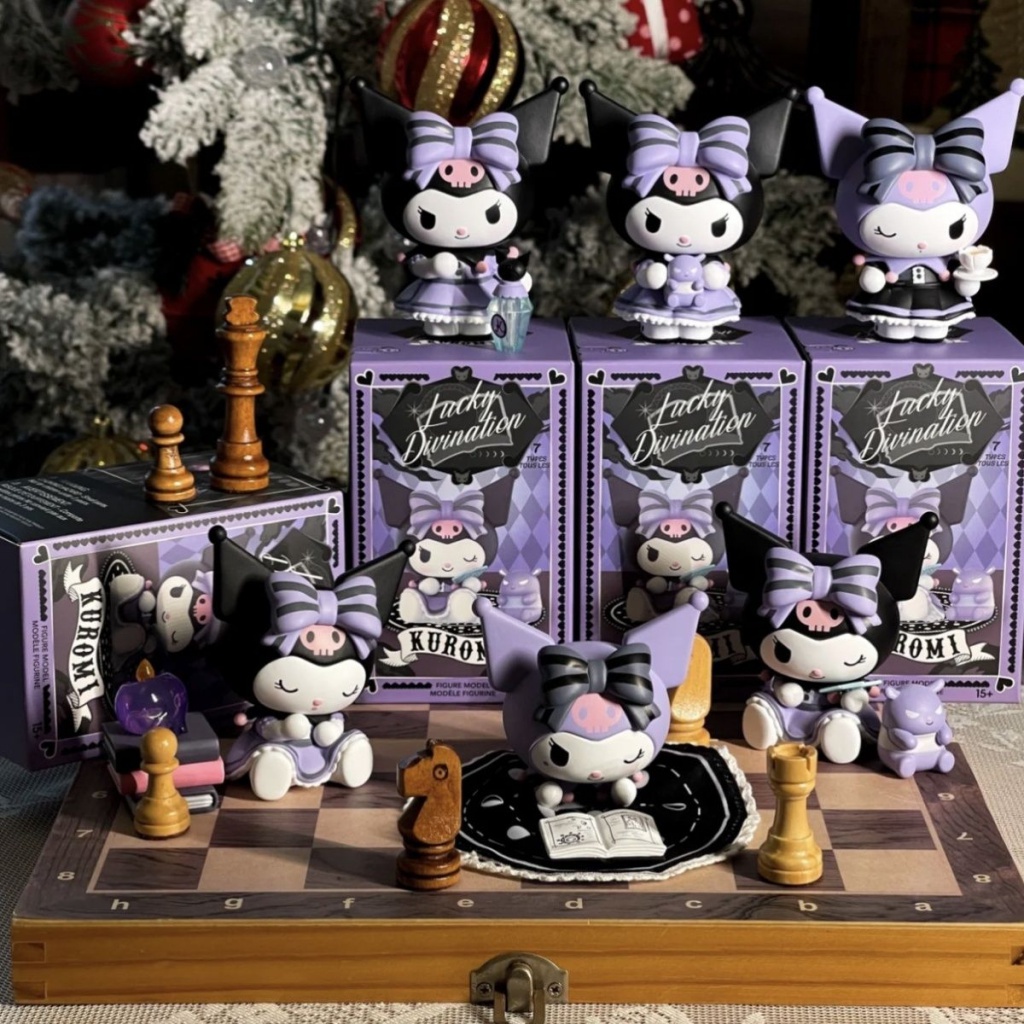 Mô Hình Kuromi Sanrio Lucky Divination Series Kuromi Dùng Trang Trí