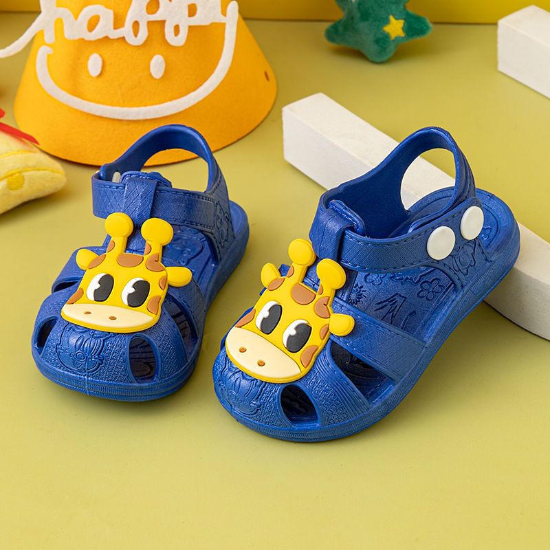 Xăng đan Bít Mũi Đế Mềm Chống Trượt Họa Tiết Hoạt Hình Thời Trang Mùa Hè 2023 Cho Bé 0-1 - 3 Tuổi